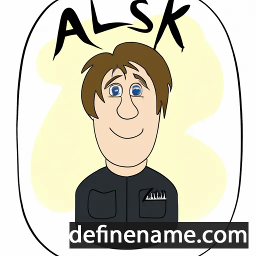 Aleksa cartoon