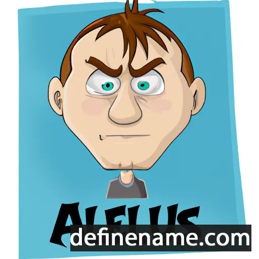 cartoon of the name Aleksius