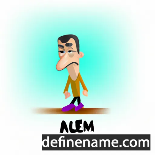 cartoon of the name Alem