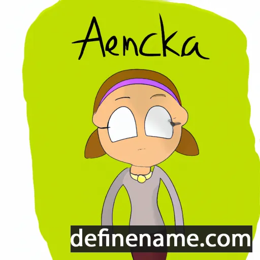 Alenčka cartoon