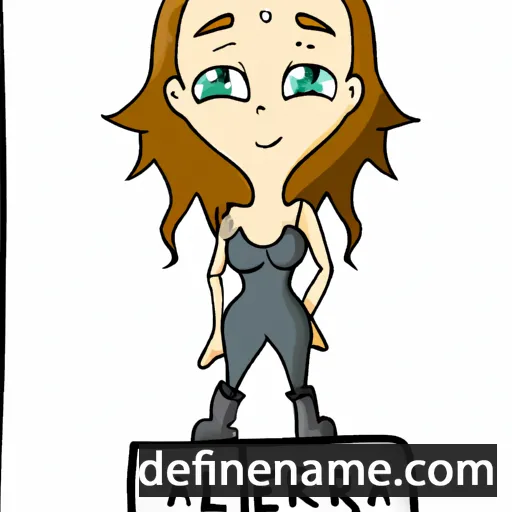 cartoon of the name Alera