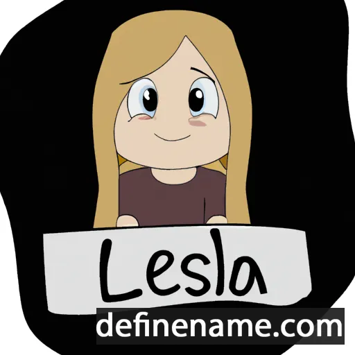 cartoon of the name Alesa