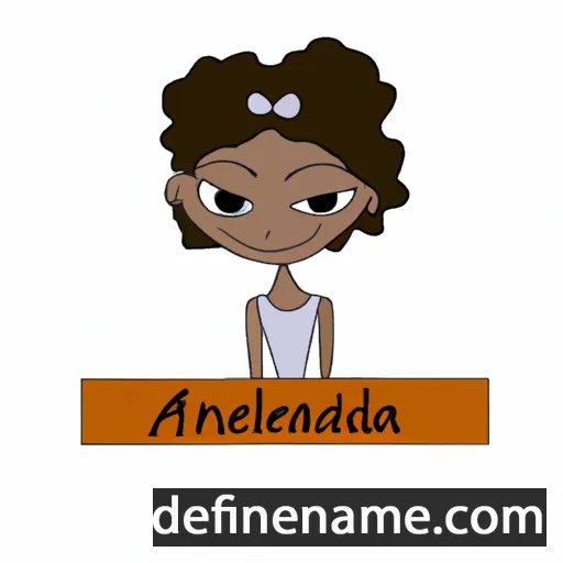 cartoon of the name Alesandra