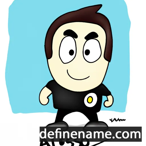 cartoon of the name Alesso