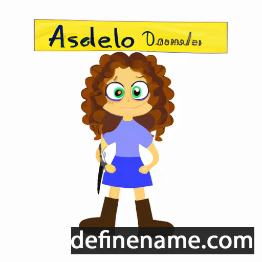 cartoon of the name Alessondra