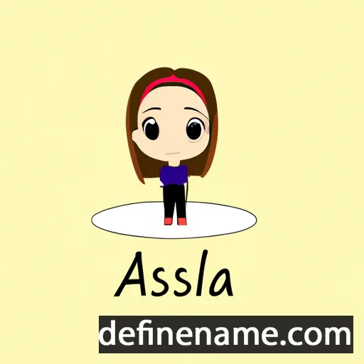 cartoon of the name Alesszia