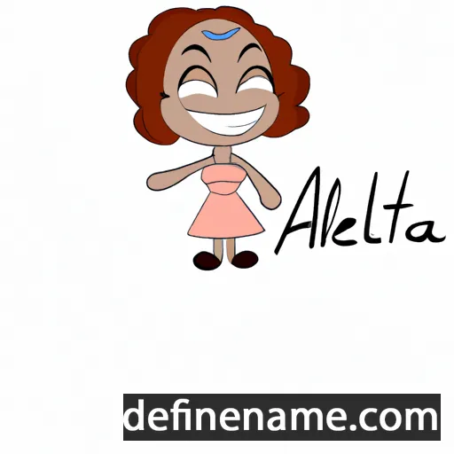 cartoon of the name Aletéia