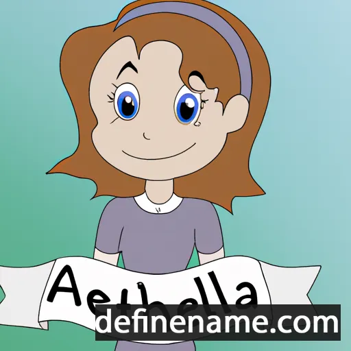 cartoon of the name Aletheia