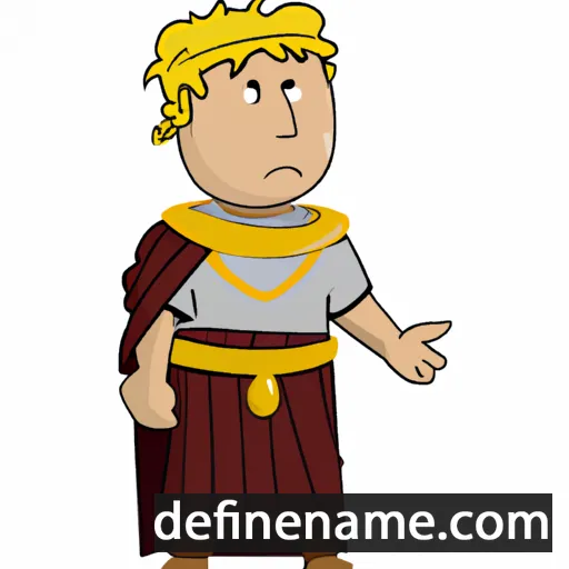 cartoon of the name Alexamenus