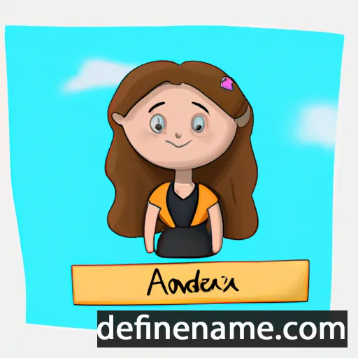 cartoon of the name Alexandrína