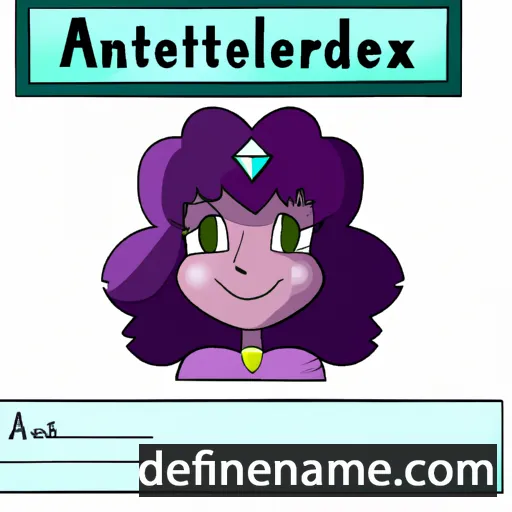 Alexandrite cartoon