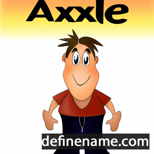 cartoon of the name Alexe