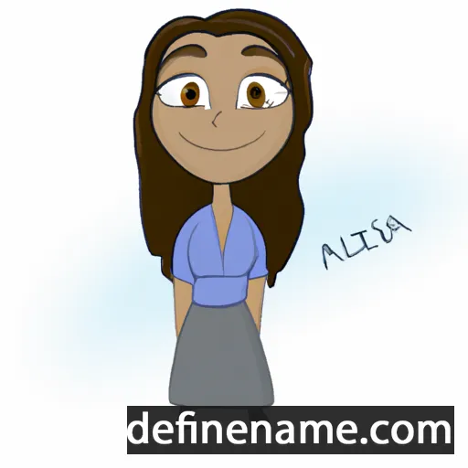 cartoon of the name Alexeia