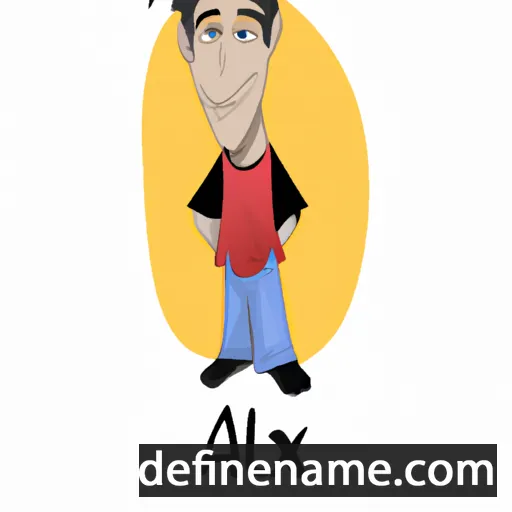 cartoon of the name Alexi