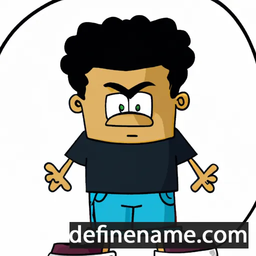 cartoon of the name Alexiano