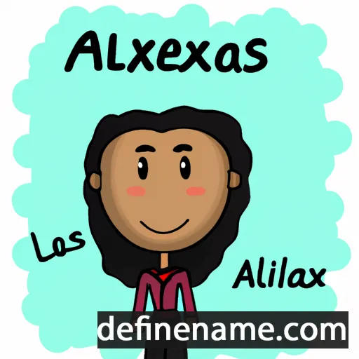 cartoon of the name Alexiares