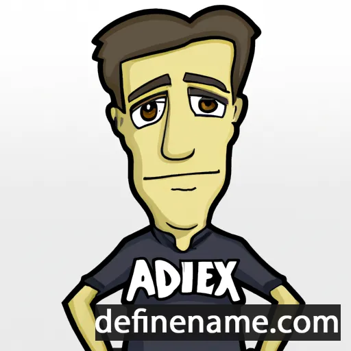 cartoon of the name Alexidike