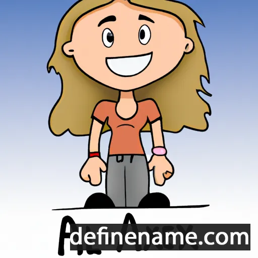 cartoon of the name Alexie