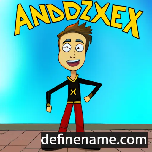 Alexzander cartoon