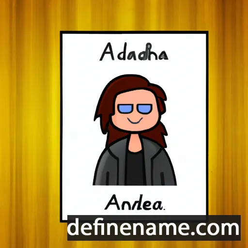 cartoon of the name Alexzandria