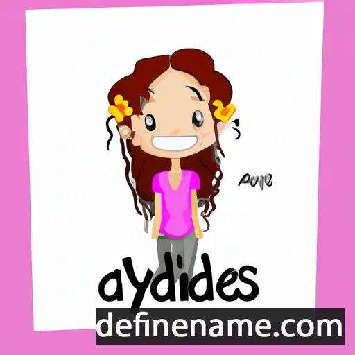 cartoon of the name Aleydis