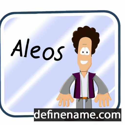 cartoon of the name Alfeos