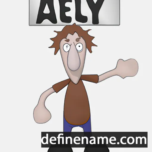 cartoon of the name Alfey