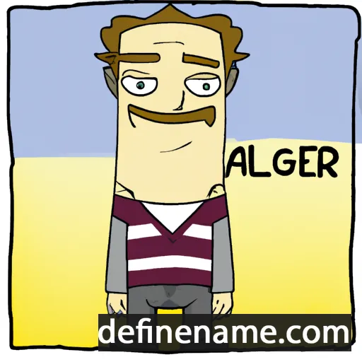 Alfgeirr cartoon