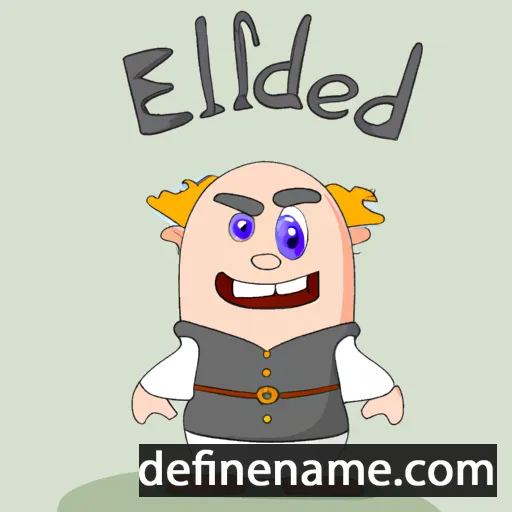 cartoon of the name Alfheiðr