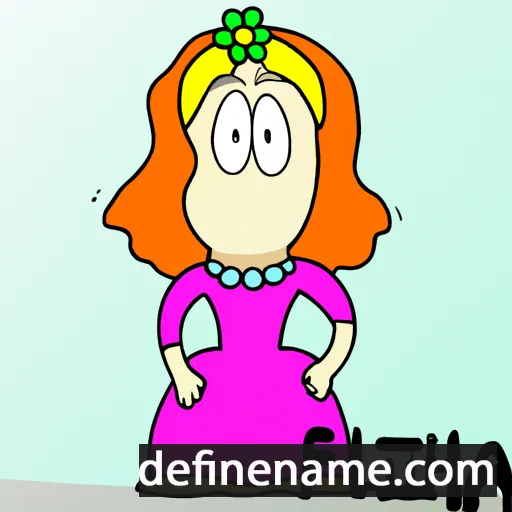 cartoon of the name Alfhilda