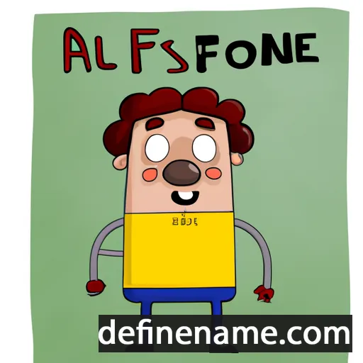 Alfonsė cartoon