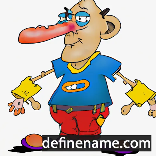 cartoon of the name Alfonss