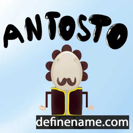 cartoon of the name Alfontso