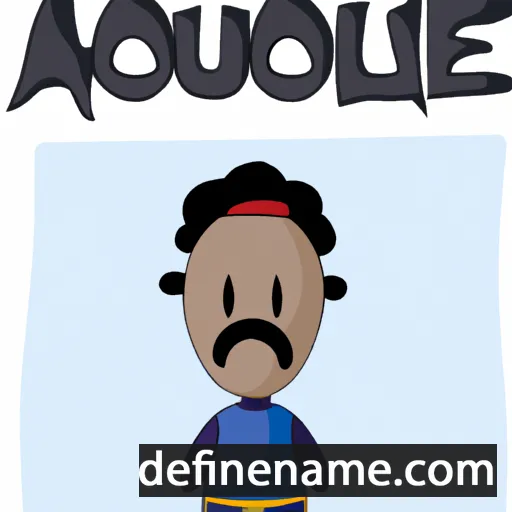 cartoon of the name Alfounse