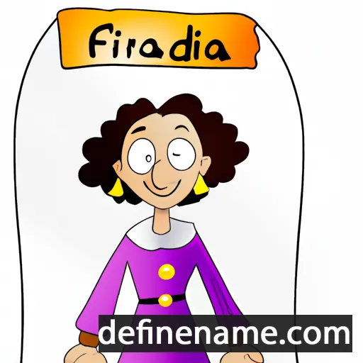 Alfrada cartoon