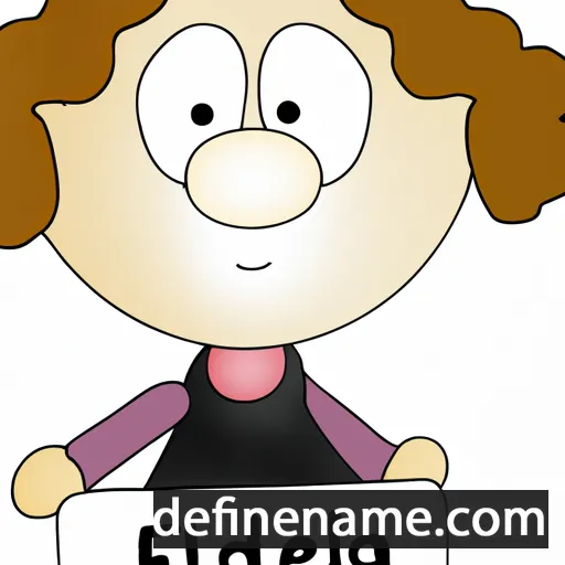 cartoon of the name Alfrieda