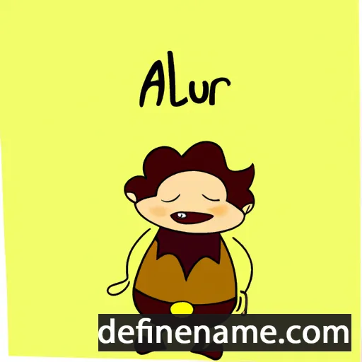 cartoon of the name Alfrún