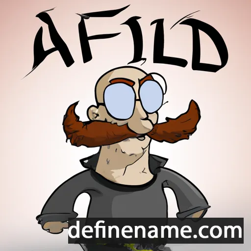 Alfvaldr cartoon