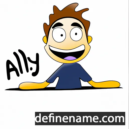 cartoon of the name Alfy