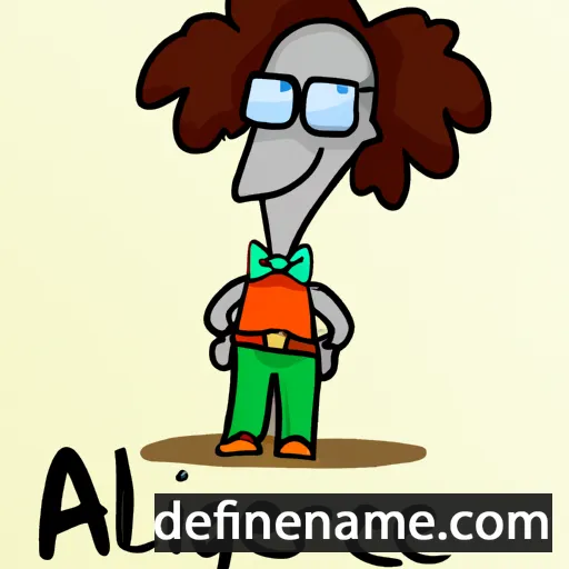 cartoon of the name Algernae