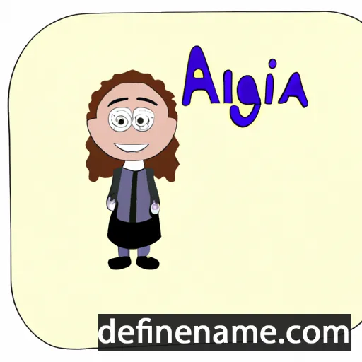 cartoon of the name Algesira