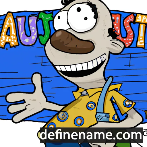 cartoon of the name Algusto