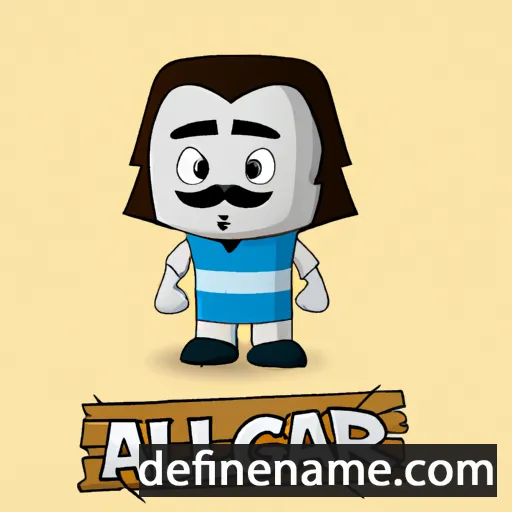 cartoon of the name Algyr