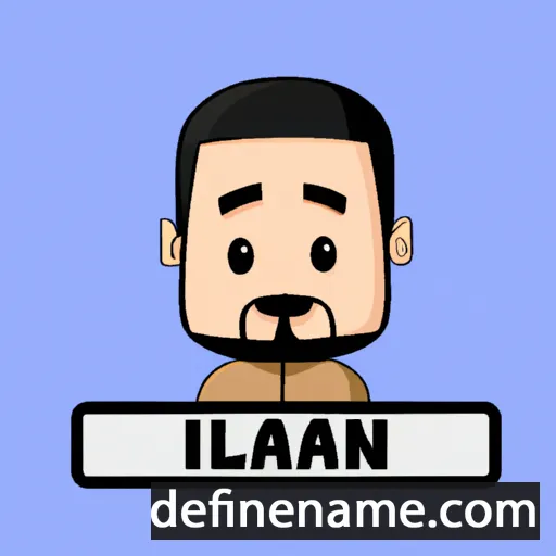 cartoon of the name Alhan