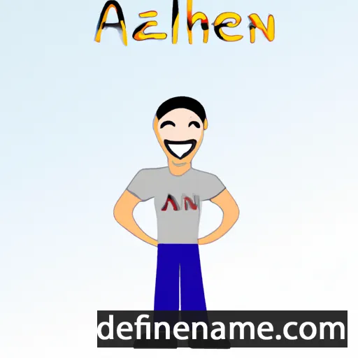 cartoon of the name Alhazen