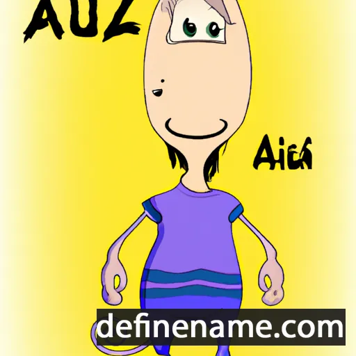 cartoon of the name Ali-zu