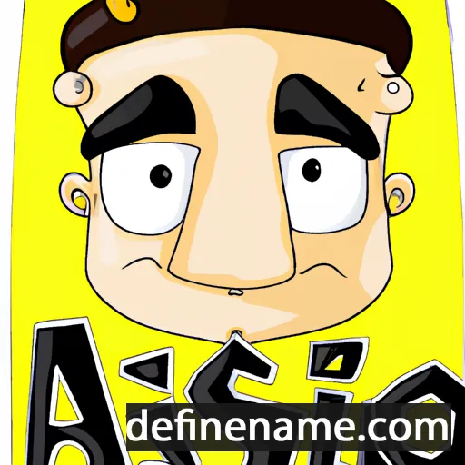 cartoon of the name Alìssiu