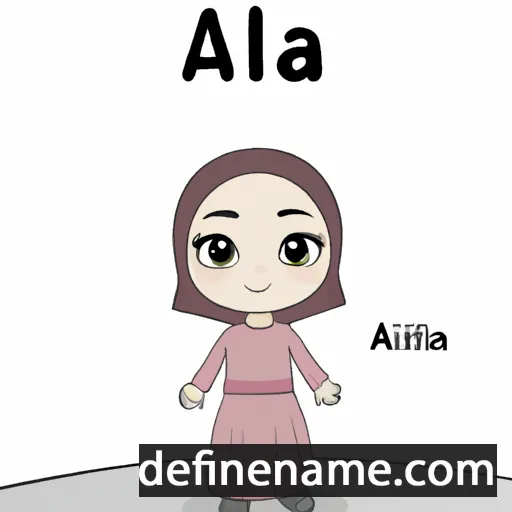 Aliaa cartoon