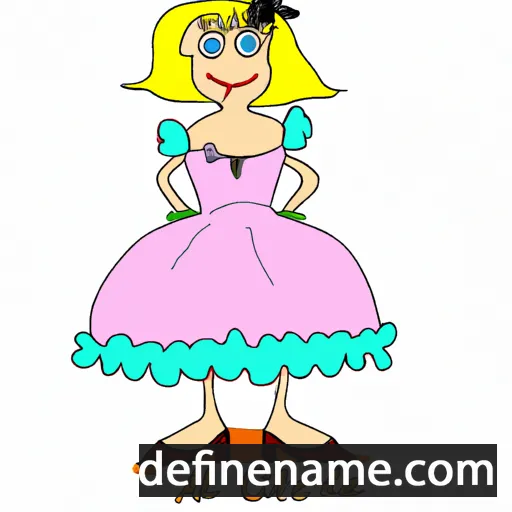 cartoon of the name Alicebeth