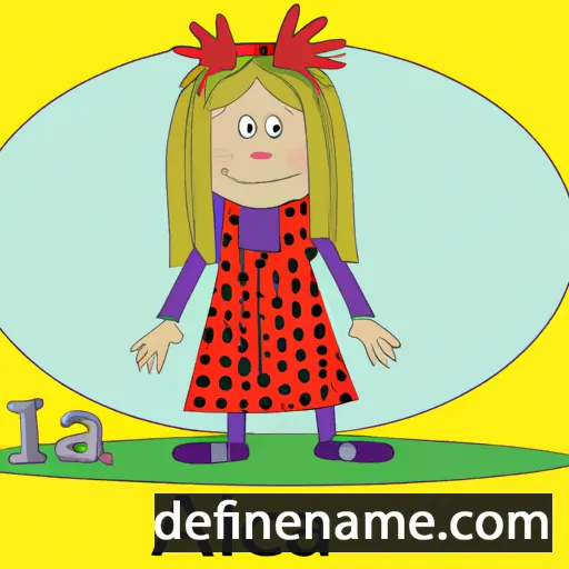 cartoon of the name Alicija